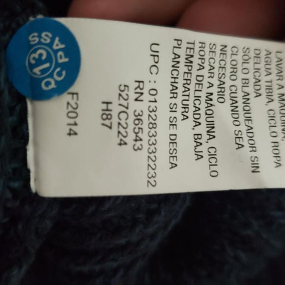 G.H.Bass&Co. Men's Pulover Classic indigo size L - Picture 2 of 7